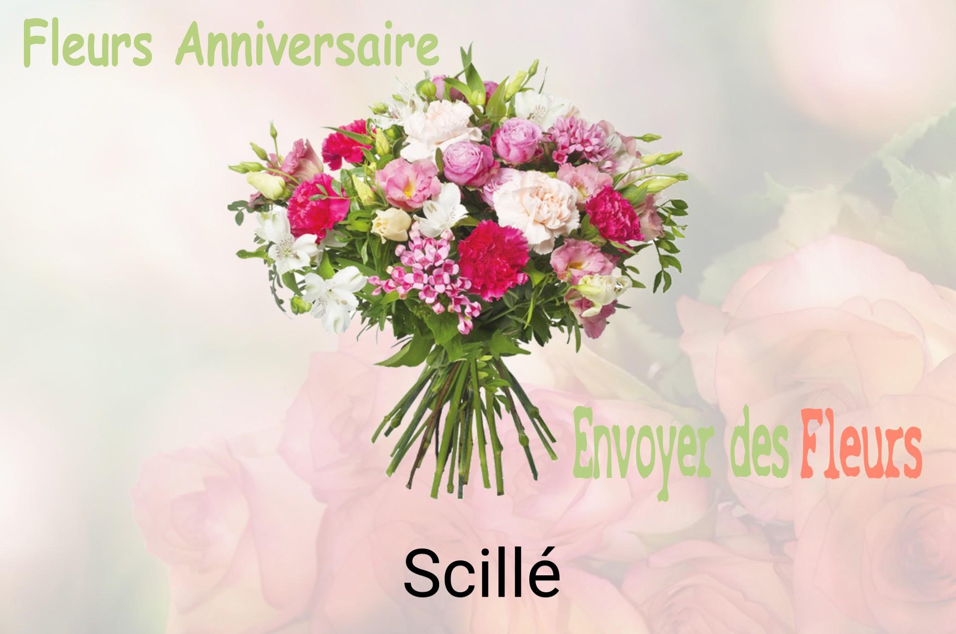 Bouquet de fleurs d’anniversaire livré à Scillé